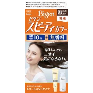 【医薬部外品】ビゲン スピーディカラー 乳液4NA 40g＋60ml｜sundrugec