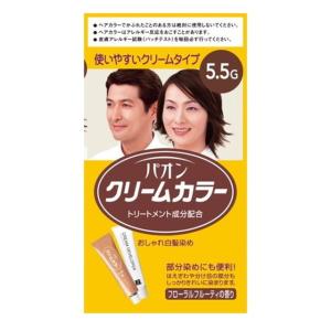 パオン クリームカラー 5.5G 濃いめの栗色 40g＋40g