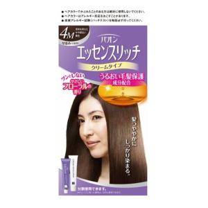 【医薬部外品】パオン エッセンスリッチ クリームタイプ 4M 赤みを抑えたやや明るい栗色 40g＋40g｜サンドラッグe-shop