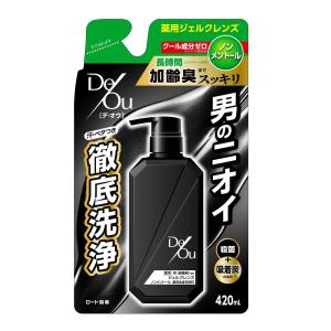 【医薬部外品】ロート製薬 デオウ 薬用クレンジングウォッシュ ノンメントール 詰め替え 420mL