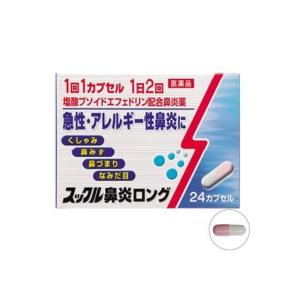 【指定第2類医薬品】スックル鼻炎ロング 24カプセル【セルフメディケーション税制対象】｜sundrugec