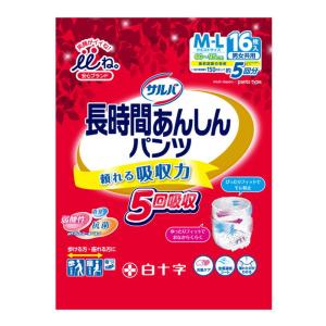 笑顔がいいね サルバ 長時間あんしんパンツ M-L 16枚 【3個セット