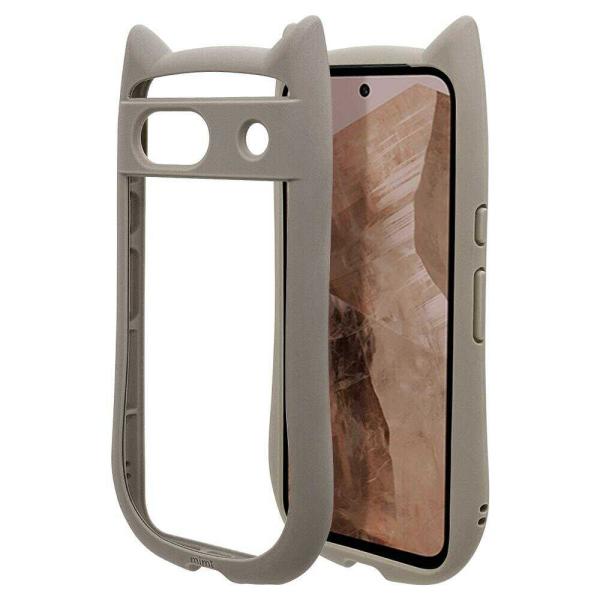 テレホンリース Google Pixel 8a ネコミミケース mimi TPU×PC TA 792...