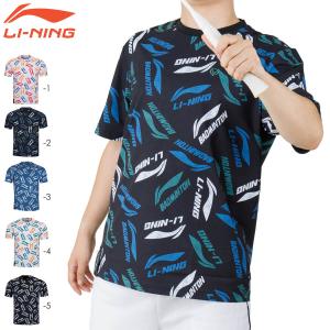 LI-NING AHSR867 トレーニングTシャツ バドミントンウェア(ユニ/メンズ) リーニン【メール便】｜sunfast-sports