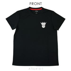 【大特価】LI-NING ATSL415-1 トレーニングTシャツ(ジュニア) バドミントンウェア リーニン【メール便可/日本限定品】