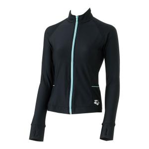 arena ASF-5800W レディース T-body Zip ラッシュガード｜sunfastsports