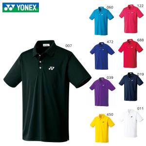 YONEX 10300 ポロシャツ スタンダードサイズ ユニセックス ウェア(ユニ/メンズ) バドミントン・テニス ヨネックス【日本バドミントン協会審査合格品/メール便可｜sunfastsports