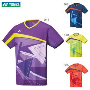 YONEX 10334 メンズゲームシャツ(フィットスタイル) ウェア(メンズ) バドミントン・テニス ヨネックス【日本バドミントン協会審査合格品/メール便可】｜sunfastsports