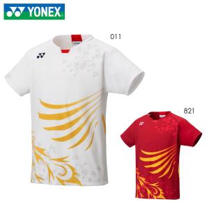 YONEX 10380 ゲームシャツ(フィットスタイル) (TOURNAMENT STYLE) バドミントンウェア(メンズ) ヨネックス【メール便可】｜sunfastsports