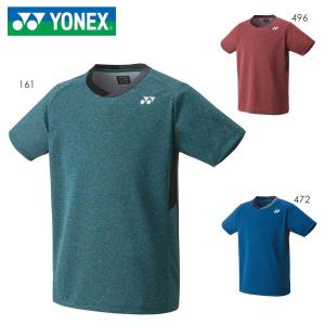 YONEX 10527 ユニゲームシャツ(フィットスタイル) トップス テニス・バドミントンウェア(ユニ/メンズ) ヨネックス 2023SS【日本バドミントン協会検定合格品/メー｜sunfastsports