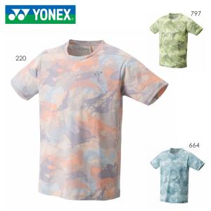 YONEX 10535 ユニゲームシャツ(フィットスタイル) トップス テニス・バドミントンウェア(ユニ/メンズ) ヨネックス 2023SS【日本バドミントン協会検定合格品/メー｜sunfastsports