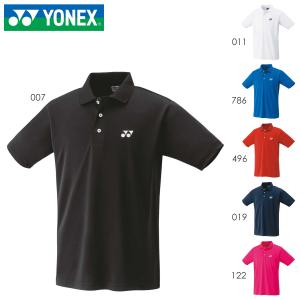 10498 ヨネックス ゲームシャツ ユニO ブラック YONEX（ヨネックス） YONEX 10498 ユニゲームシャツ(フィットスタイル
