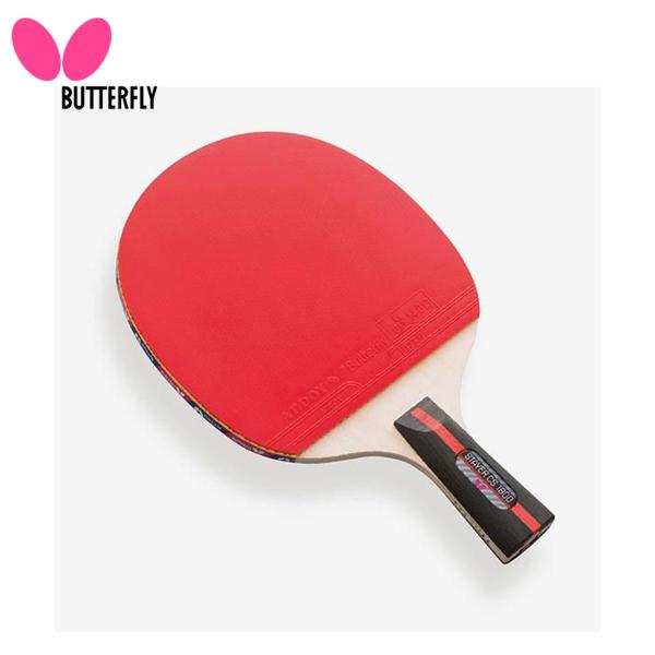 BUTTERFLY 10930 ステイヤー CS 1800 ラバーばりラケット 中国式ペン 卓球ラケ...