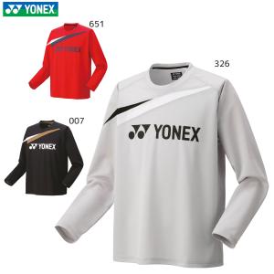 YONEX 16665Y ユニロングスリーブTシャツ バドミントンウェア(ユニ/メンズ) ヨネックス 2023FW【メール便可】｜sunfastsports