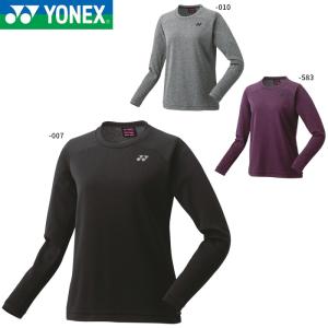YONEX 16667 ロングスリーブＴシャツ テニス・バドミントンウェア(レディース) ヨネックス｜sunfastsports
