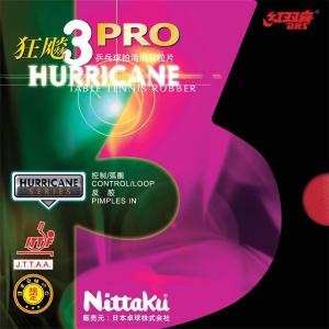 Nittaku NR-8678 卓球 ラバー キョウヒョウ PRO 3 HURRICANE PRO III 日本卓球(ニッタク)【メール便可】｜sunfastsports