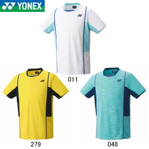 YONEX 10603 ユニゲームシャツ(フィットスタイル) ウェア(ユニ) アパレル バドミントン・テニス ヨネックス 2024SS【日本バドミントン協会審査合格品/メール便可