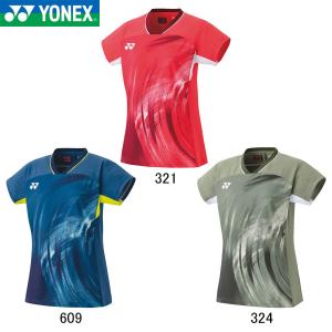 YONEX 20769 ウィメンズゲームシャツ ウェア(レディース) アパレル バドミントン・テニス ヨネックス 2024SS【日本バドミントン協会審査合格品/メール便可】｜sunfastsports