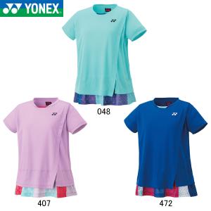 YONEX 20809 ウィメンズゲームシャツ ウェア(レディース) アパレル バドミントン・テニス ヨネックス 2024SS【日本バドミントン協会審査合格品/メール便可】｜sunfastsports