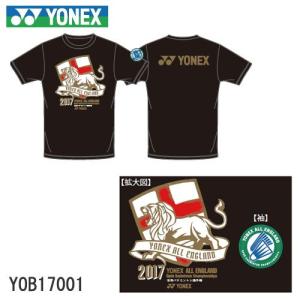 YONEX YOB17001 全英オープン2017年記念Tシャツ ユニ ドライ Tシャツ ヨネックス【メール便可/限定品】｜sunfastsports