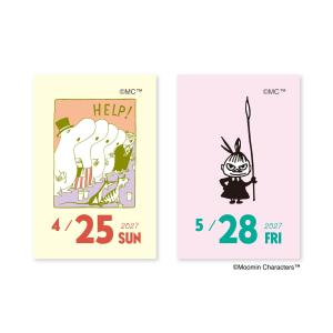 2027年度カレンダー ムーミン ミニミニ日め...の詳細画像1