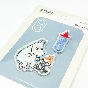 ムーミン アクリル素材ステッカー オーロラ箔ム...の詳細画像1