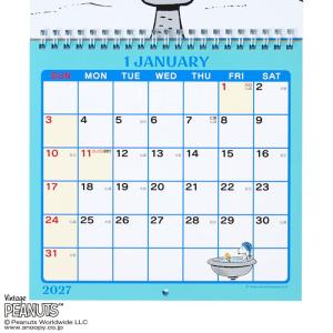 2027年度カレンダー 壁掛け スヌーピー ウ...の詳細画像4