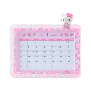 2027年度カレンダー 卓上 ハローキティ マスコット付きカレンダー 922358 サンリオ sanrio キャラクター 大人 かわいい グッズ 令和9年 日曜始まり 便利