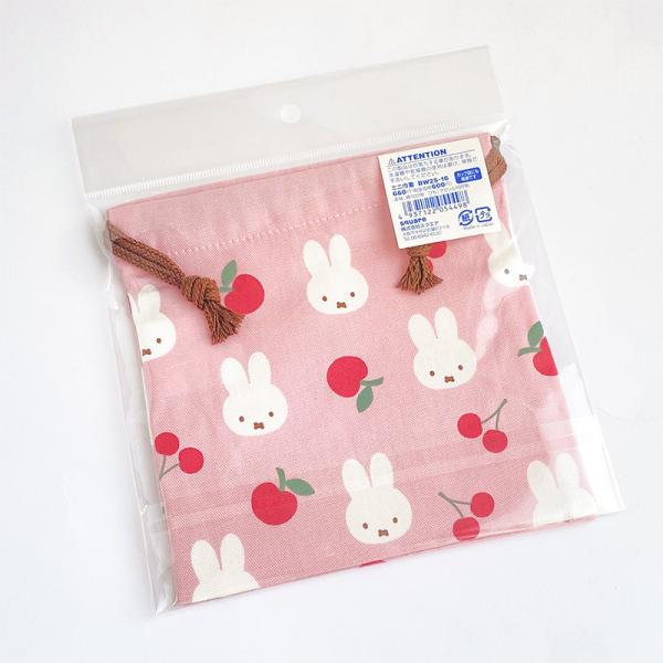 ミッフィー ミニ巾着 ピンク BW25-16 スクエア square 25Winter キャラクター...