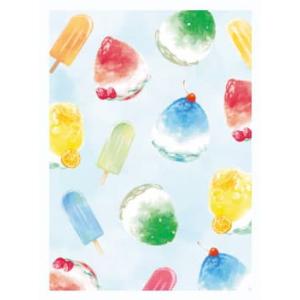 サマーカード イラストポストカード かき氷 アイ...の商品画像