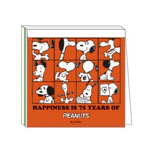 スヌーピー スクエア メモパッド 赤 PN24-3 スクエア square 75周年 75th ピー...