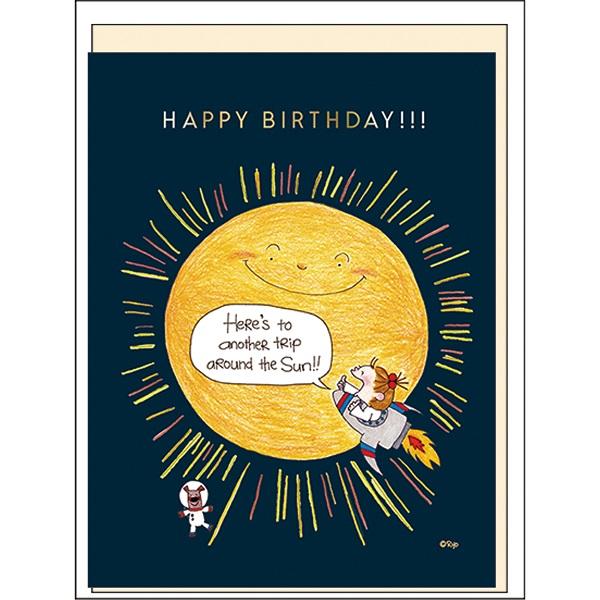 ココちゃん バースデーカード スペース 宇宙 RY-1062 グリーティングライフ 文具 大人 グリ...