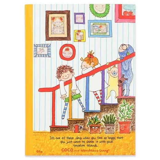 ココちゃん イラストが毎ページ変わる日記帳 階段 RYD-1090 グリーティングライフ キャラクタ...