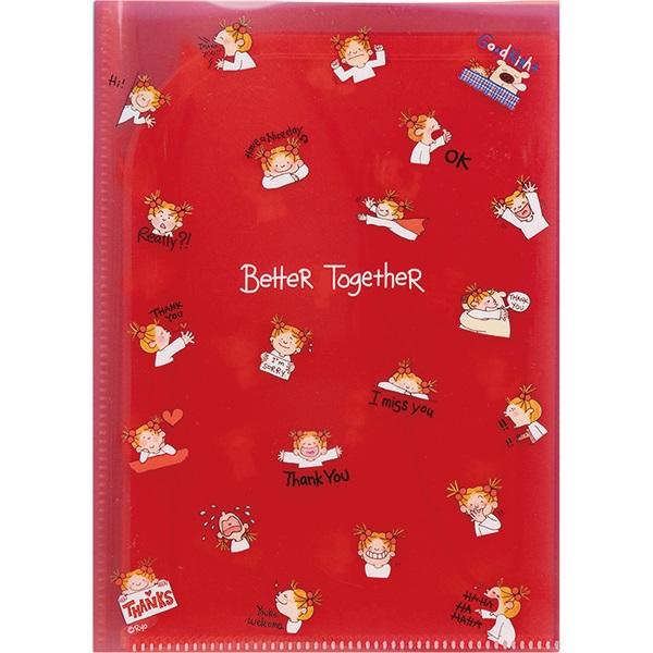 ココちゃん  A5 6ポケットクリアホルダー   RYZ-1026 グリーティングライフ 文具 大人...