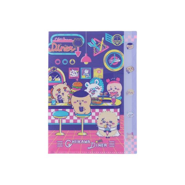 ちいかわ ダイカットクリアファイル5P DINER ディナー S2175622 サンスター文具 大人...