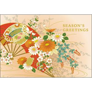 クリスマスカード グリーティングライフ 和風フォーマルカード SN-107  こちらのカードの売上の一部は世界の医療団の支援活動に使われます。