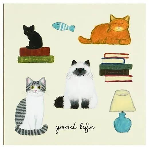 米津祐介 ブック型ふせん ネコ YZPG-444 グリーティングライフ キャラクターグッズ 大人 か...