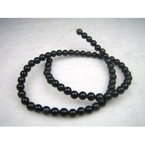 連売り商品 オブシディアン 品質ＡＡＡ Φ6±0.3mm