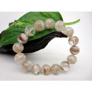 龍紋天珠ブレスレット 日月星天珠＋水晶＋ゴールドルチルクォーツ＋