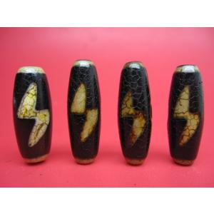 チベット高級至純天珠 増益星辰天珠 38×12mm : 天然石のお店Sun flower