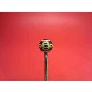 チベット高級天珠 逆十二眼天珠2粒SET 30×10mm : 天然石のお店Sun
