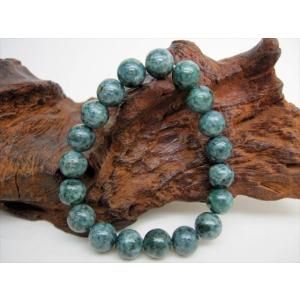 ブレスレット グリーンカイヤナイト Φ12±0.2mm 一点物 : 天然石のお店