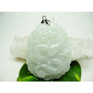 Lucky365 翡翠 ヒスイ 硬玉 幸せのドーナツ型 ペンダントトップ
