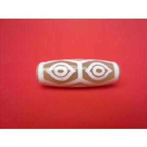 龍眼紅朱砂天珠 約49×13mm 一点物 : 天然石のお店Sun flower - 通販