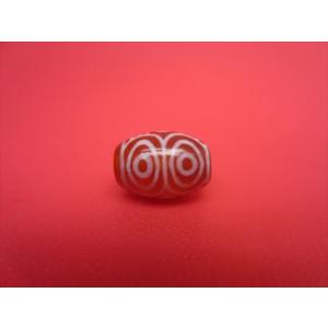 チベット高級天珠 羊眼板珠 天眼珠 約33×19mm 一点物 : 天然石のお店