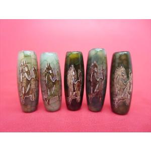 チベット高級至純天珠 増益星辰天珠 38×12mm : 天然石のお店Sun flower
