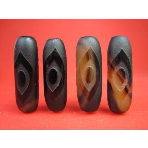 チベット高級紅龍紋天珠 日月星天珠 天然模様入り 一点物 : 天然石のお