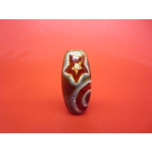 寶瓶紅朱砂天珠 約32×12mm 馬蹄痕 一点物 : 天然石のお店Sun flower