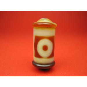 マニ車天珠 ◇二眼天珠マニ車◇天珠×密教法具◇開運＆魔除けの良好な組み合わせ