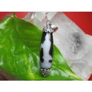 チベット高級至純天珠 神鷹天珠 ペンダントトップ ダイヤタイプ 一点物